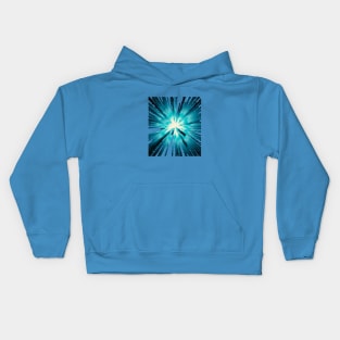 Underwater blue star. Kids Hoodie